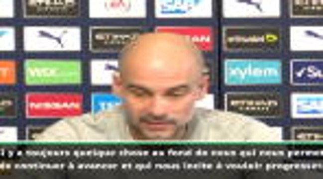 24e j. - Guardiola : Notre objectif est de finir seconds