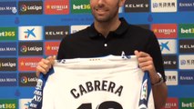 Cabrera, presentado como nuevo jugador del Espanyol