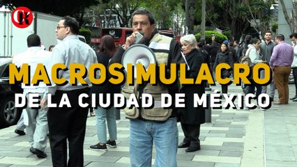 Macrosimulacro de la Ciudad de México