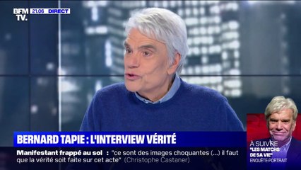 Bernard Tapie à propos des retraites: "Il n'y a rien de plus motivant pour un être que de se sentir utile"