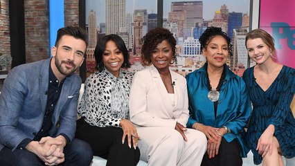 Phylicia Rashad, Bresha Webb, and Crystal Fox Brought Their 'A Game' to the Set of 'A Fall From Grace'