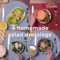 4 Recetas de aderezos para ensaladas