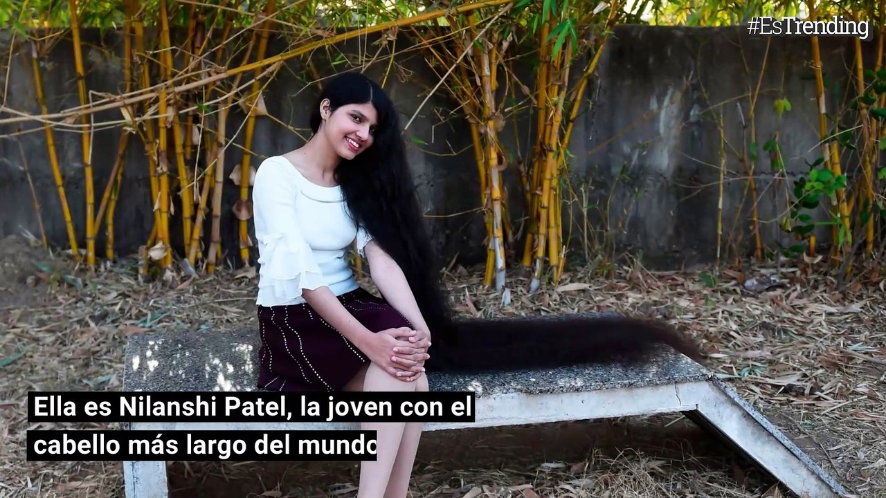 Nilanshi Patel: la adolescente india que ostenta el récord de la cabellera más larga del mundo