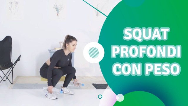 Squat profondi con peso - Siamo Sportivi