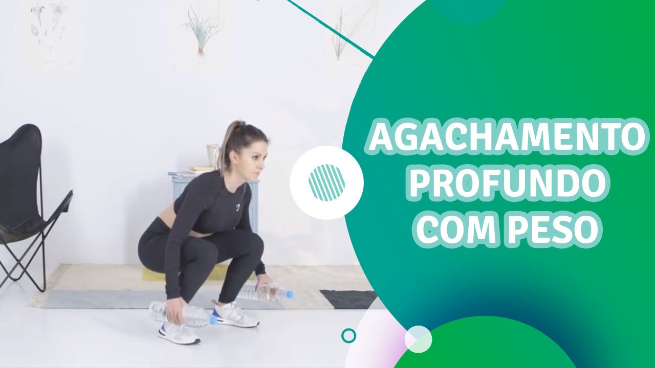 Agachamento profundo com peso - Sou Fitness