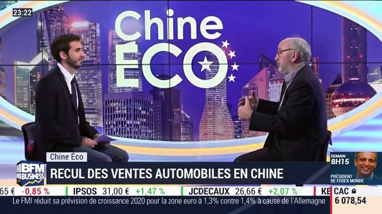 Chine éco : recul des ventes automobiles en Chine par Erwan Morice - 20/01