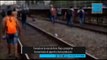 Tensión en la vías del tren Roca: pasajeros fueron hasta el piquete y hubo piedrazos