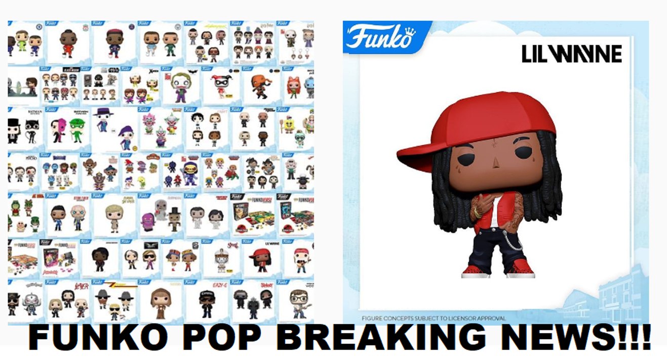 Lil Wayne,Slayer,Slipnot,Star Wars,Weezer,Aerosmith,MOTU,Batman & More Funko Pop News