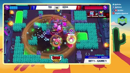 [Brawl Stars World Finals 2019] Set 1 TRB vs NOVA