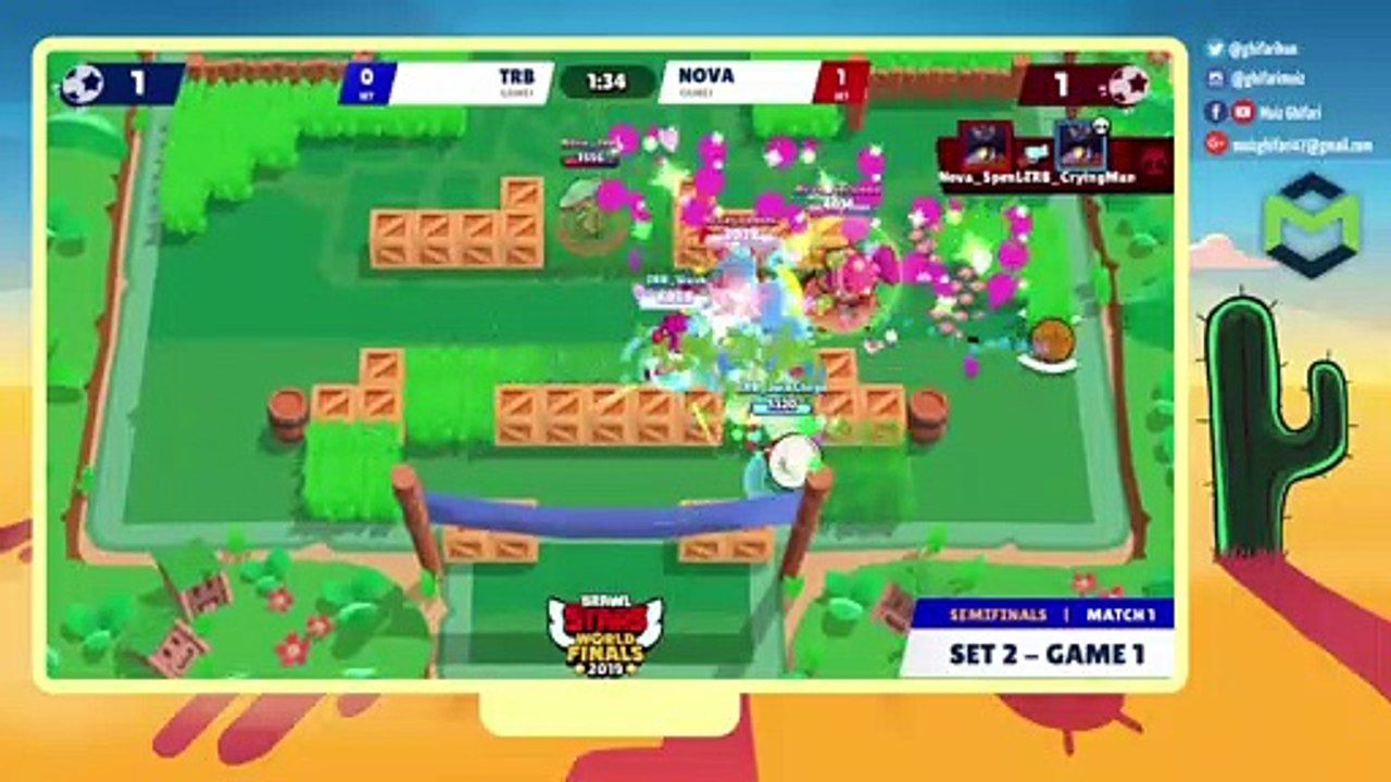 [Brawl Stars World Finals 2019] Set 2 TRB vs NOVA
