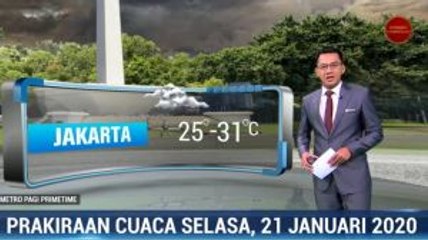 Prakiraan Cuaca, Selasa 21 Januari 2020