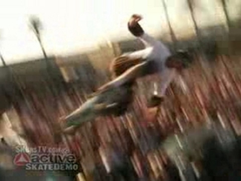 Tony Hawk Skating At The Active Skateboard Demo