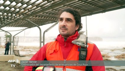 Muertos en España y colegios cerrados por temporal “Gloria”