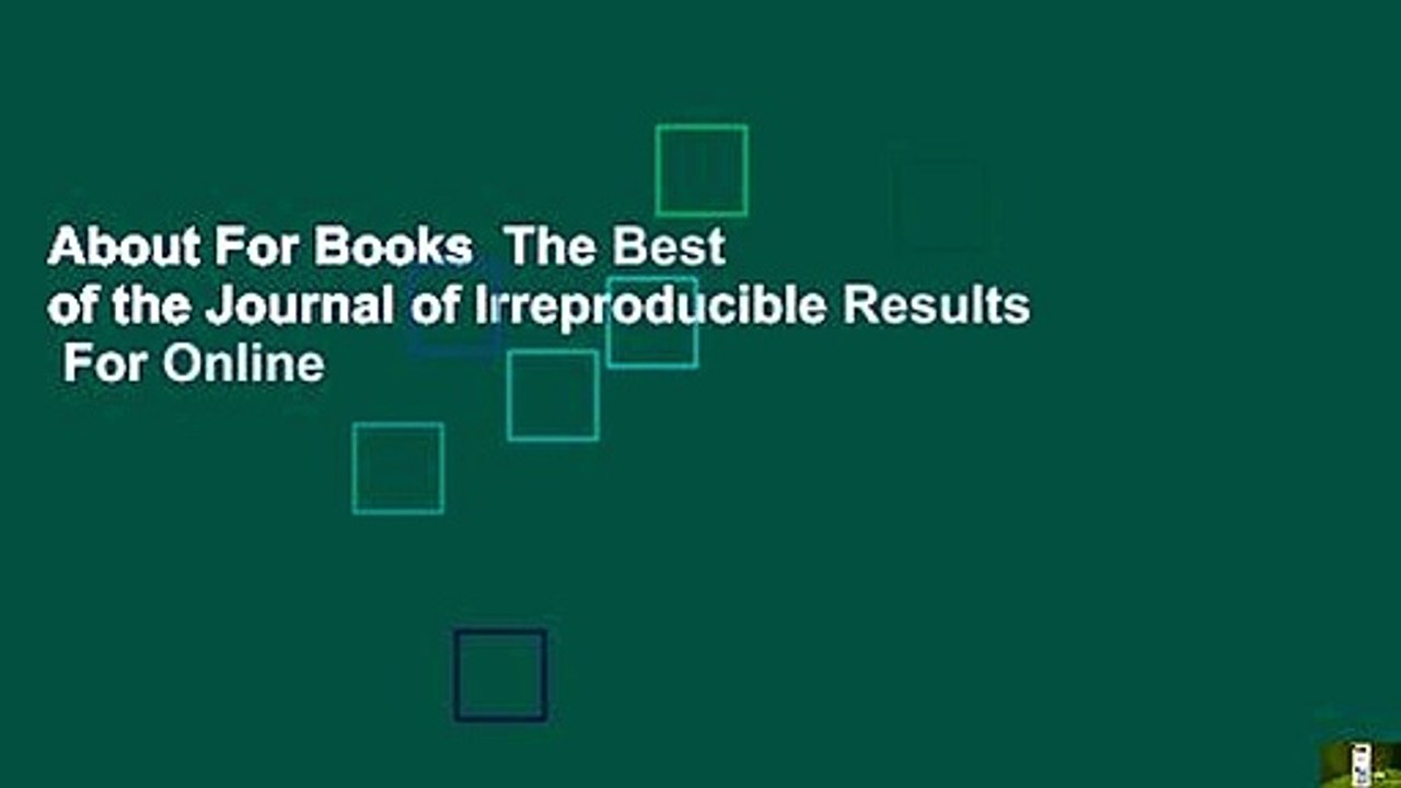 About For Books  The Best of the Journal of Irreproducible Results  For Online
