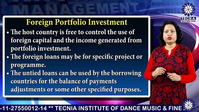 BBA || Dr. Vandna Raghava | Foreign Portfolio Investment || TIAS || TECNIA TV