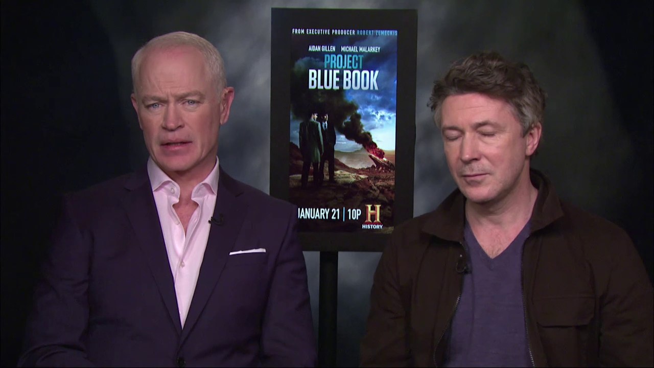 IR Interview: Neal McDonough & Aidan Gillen For "Project Blue Book" [History-S2]