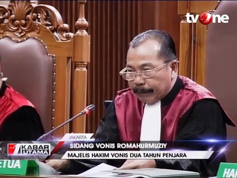 Romahurmuziy Divonis Dua Tahun Penjara