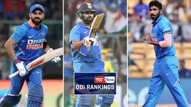 ICC ODI Rankings : Virat Kohli,Rohit Sharma & Jasprit Bumrah Maintain Their Top Spots ! || Oneindia