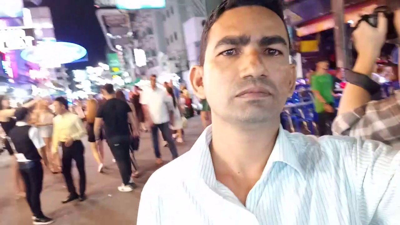 An evening at Khao San Road, Bangkok, Thailand.