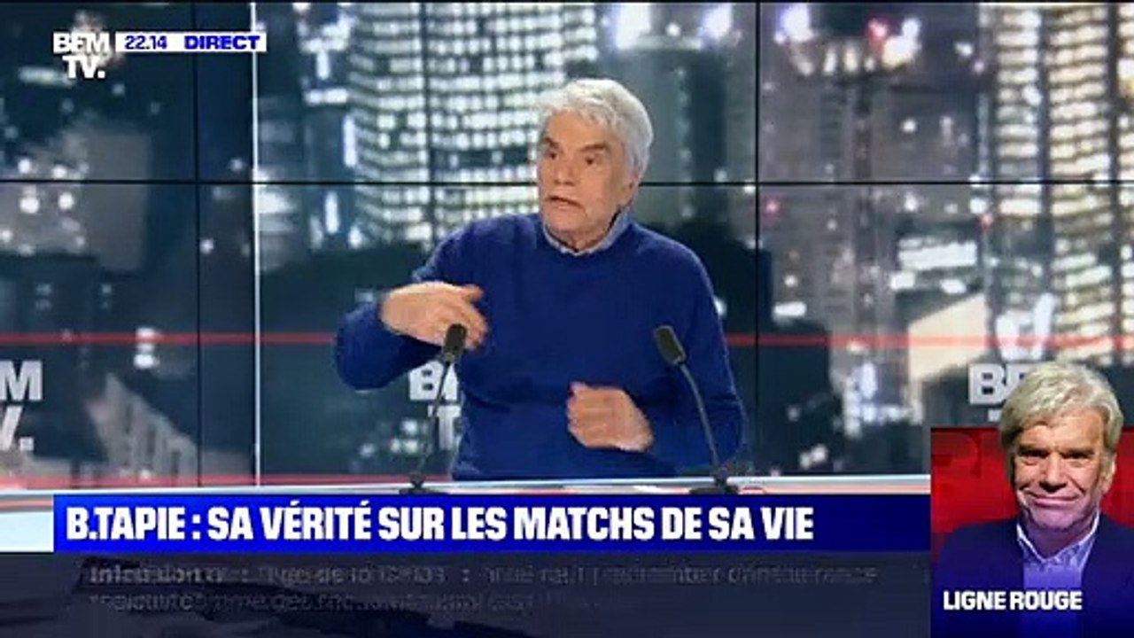 Le coup de colère de Bernard Tapie hier soir sur BFM TV face à Bruce Toussaint: "Si votre patron n'est pas content, il va se faire foutre !"