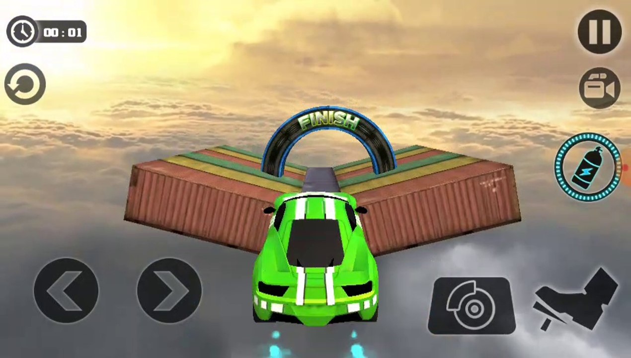 impossible car tracks 3d racing video gameplay||hindi gamig||stunt game|| car stunt gameplay