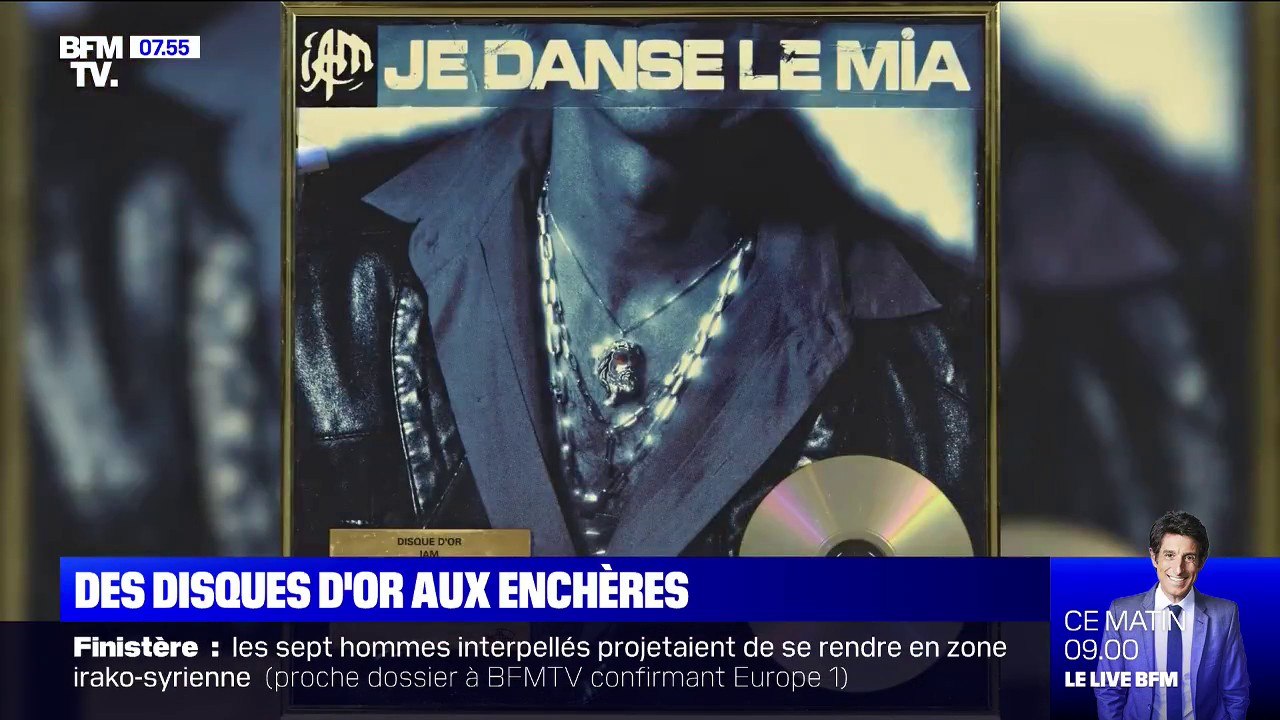 224 disques d"or, de diamant et de platine vont être mis aux enchères jeudi à Drouot