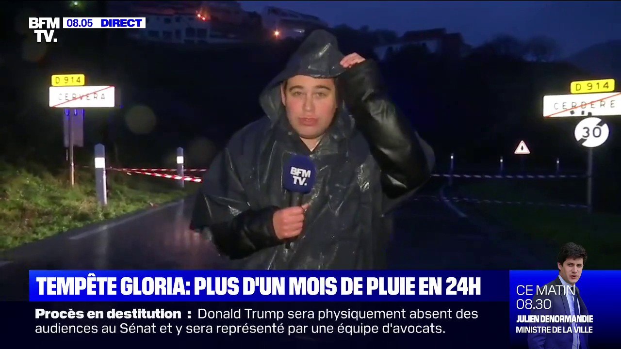Tempête Gloria: la pluie cause de grosses inond...