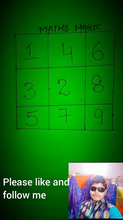 Maths magic trick, please like and follow me