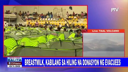 Breastmilk, kabilang sa hiling na donasyon ng evacuees