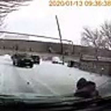 Attention route glissante