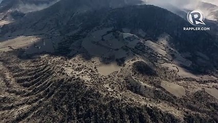 Taal Volcano aerial survey on January 21