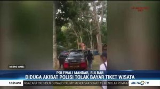 Tolak Bayar Tiket Wisata, Oknum Brimob Bentrok dengan Pengelola