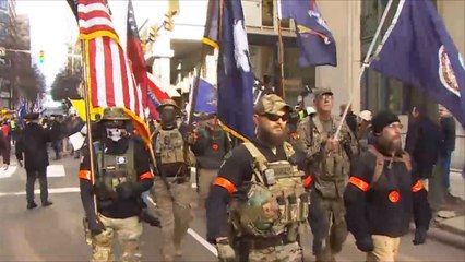 مظاهرة بولاية فرجينيا رافضة لتشريعات تقييد حيازة الأسلحة النارية