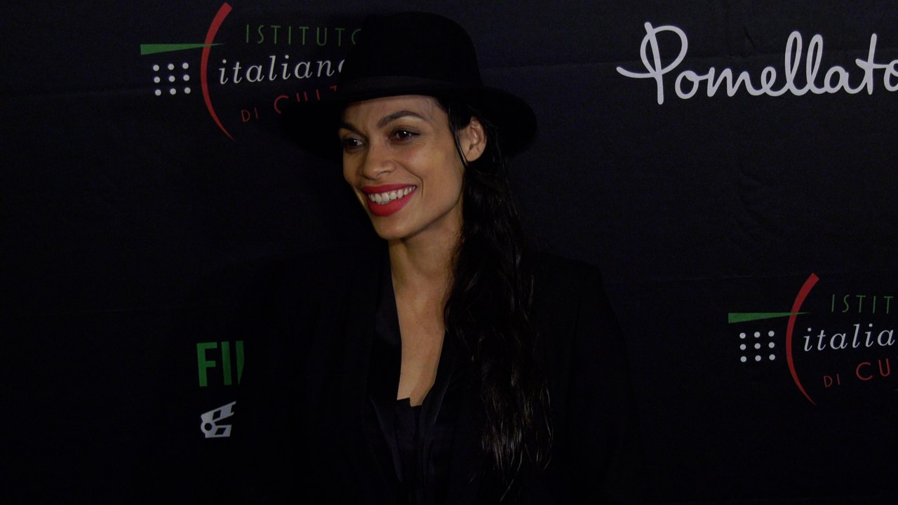 Rosario Dawson 2020 Filming Italy Los Angeles Red Carpet