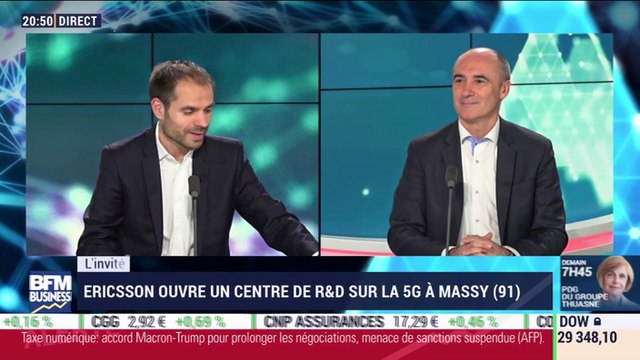 Franck Bouétard (Ericsson France) : Ericsson ouvre un centre de R&D sur la 5G à Massy - 20/01
