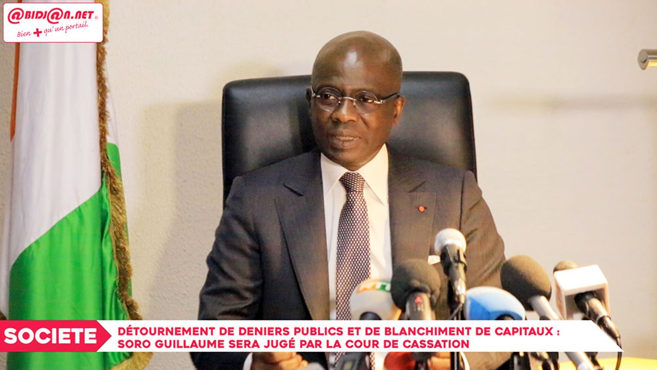 Détournement de deniers publics, Soro Guillaume sera jugé par la cour de cassation