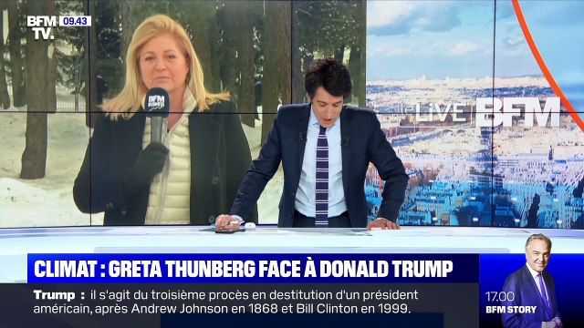 Climat : Greta Thunberg face à Donald Trump - 21/01