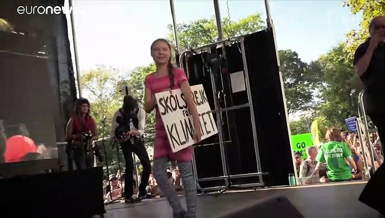 1. Tag des WEF in Davos: Erst Greta Thunberg, dann Donald Trump