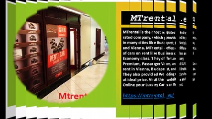 SUVs for rent in Budapest from Mtrental