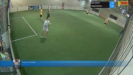 Faute de Nicolas  - BIG TESTO Vs TEAM ORTHO - 20/01/20 21:00 - LIGUE 1 - Poitiers Game Parc