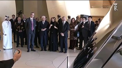 Mattarella al museo del Qatar (21.01.20