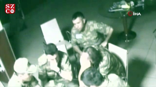 Darbecilerin Kara Kuvvetleri Komutanlığında görev dağılımı yaptığı anların görüntüsü ortaya çıktı