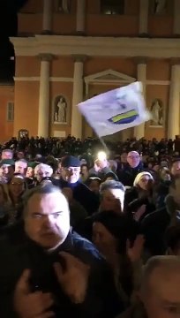 Salvini - Piazza piena a San Giovanni in Persiceto (BO) (20.01.20)