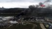 Bursa'da osmangazi ilçesinde katı atık deposunda yangın
