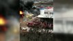Bursa'da osmangazi ilçesinde katı atık deposunda yangın