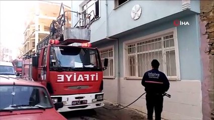 Patlayan televizyon evi küle çevirdi