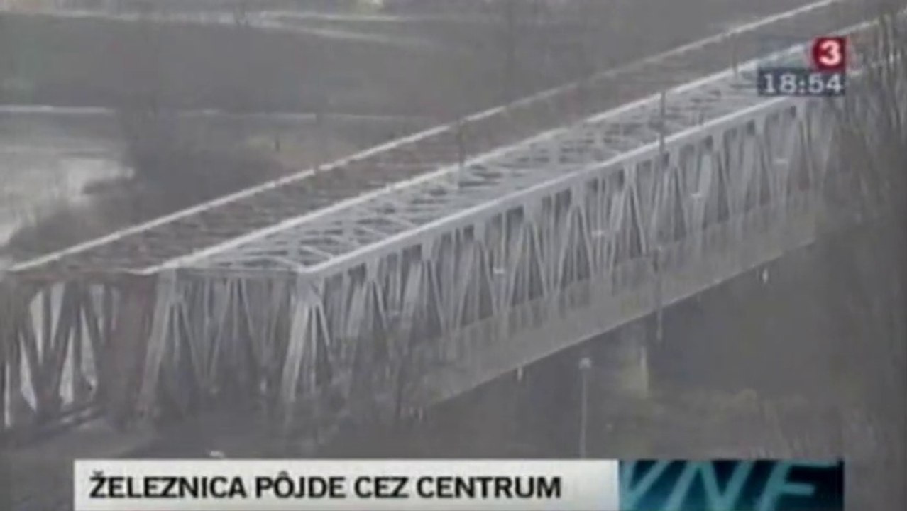 Trenčín: Železnica pôjde cez centrum (20110309)