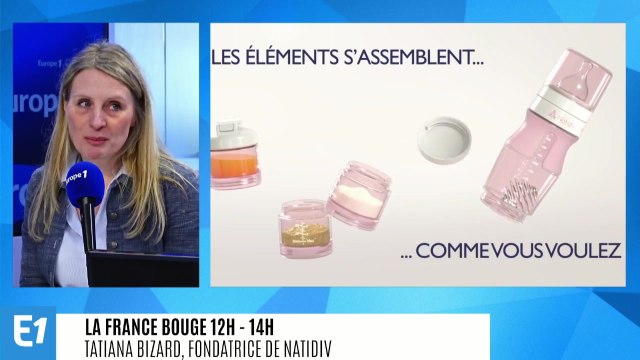 La France bouge : Tatiana Bizard, fondatrice de Natidiv , nouveau biberon anti-grumeau, évolutif, éco-conçu et made in France
