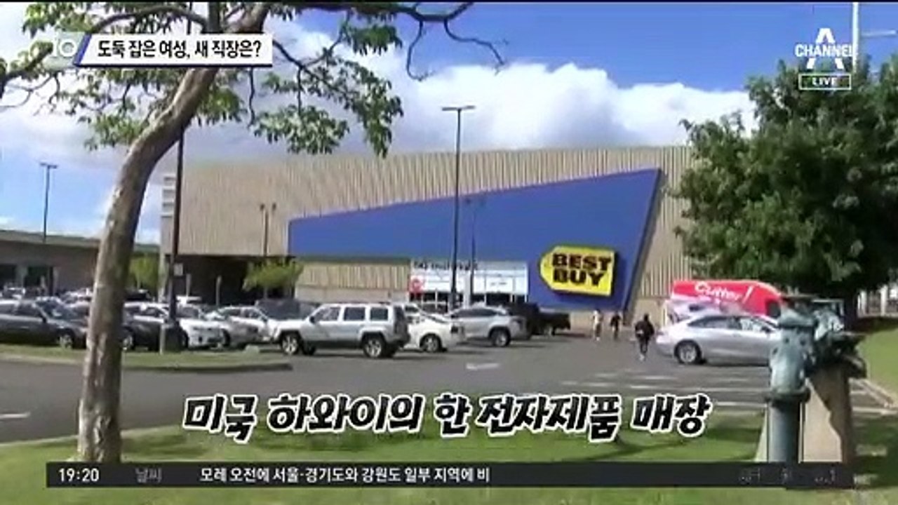 도둑 잡은 여성, 새 직장은?