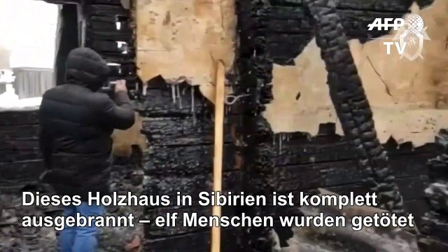 Elf Tote bei Holzhaus-Brand in Sibirien